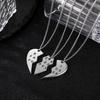 AliExpress venda quente colar personalizado moda Inglês lettering MELHOR amor casal costura colar atacado comércio exterior
