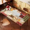 Mantel individual de estilo retro, impermeable y a prueba de aceite, mantel para mesa de centro lavable, nuevo modelo 2026, protector de mesa resistente al calor y a altas temperaturas