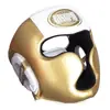 Protector de cabeza boxeo protección equipo protector totalmente cerrado adulto boxeo taekwondo engrosado combate Sanda protector facial niños