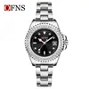 O'Fannie Reloj de Pulsera Diamante Fantasma Azul Verde Calendario para Mujer Luminoso Resistente al Agua Lujo Ligero Nicho Negocios Cuarzo Reloj para Mujer