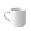 Caneca de café de cerâmica para transferência de calor transfronteiriça com revestimento de sublimação, em branco para fotos e imagens de crianças, caneca branca pequena de 6oz, consumíveis