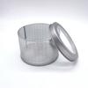 Caja de Lata para Galletas de Plata de Celebridad de Internet con Abertura de Ventana Caja Redonda Transparente de Hojalata para Relojes en Stock