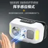 Linterna frontal mini para exteriores con carga USB, sensor inteligente, montada en la cabeza, multifuncional, linterna frontal de iluminación portátil para pesca nocturna