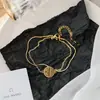 Pulsera Doble Capa Sumergible con la Palabra "Fu" para Mujer, Diseño de Nicho Ins de Gama Alta para Verano, Joyería de Mano para Mejor Amiga que No se Desvanece