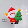 Decoración Pastel Navideño 2025 Moño Campana Enchufe Árbol de Navidad de los Deseos Estrella de Cinco Puntas Vela Decoración para Hornear