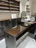 Gabinete de almacenamiento para arte de uñas vitrina juego de mesa y silla para arte de uñas silla para arte de uñas estilo vintage gabinete de almacenamiento de madera maciza gel para uñas