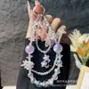 Corrente Original para Celular de Luxo Leve, Novo Estilo de Verão, Pingente de Abelha, Flor, Lótus, Borboleta com Contas de Cristal, Corrente para Pendurar, Cordão para Celular Feminino