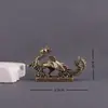 Adornos de Fénix de Latón Puro, Adornos Creativos de Dragón y Fénix, Artesanías de Escultura de Cobre de Fénix, Decoración para Sala de Estar del Hogar, Adornos para Mascotas de Té