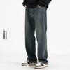 Ceecuz American Retro cleanfit Loose Straight Jeans Masculino Primavera e Outono Novas Calças Casuais de Perna Larga