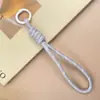 Cordão Colorido Novo para Celular Transfronteiriço, Corda Trançada Feita à Mão, Chaveiro para Capa de Celular DIY, Alça Destacável Anti-Perda para Garrafa de Água