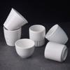 Cerámica Blanca Espesa Taza Blanca para Té Resistente al Calor Juego de Hotel Mesa Casa de Té Restaurante Hotel Taza Pequeña Boca de Taza