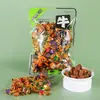 Carne Seca de Res Deshidratada al Aire Bolsa de 250g Cubos de Res Sabor Mongolia Interior Snacks Sabor Satay Picante para Venta al por Mayor Comercial