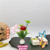 Concepción Artística Creativa Hotel Restaurante Sushi Plato de Cocina Cabeza Flor Borde Adorno Plato Flor Decorativa Platos Fríos Plato de Cena Adornos
