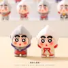 Figuras Creativas de Terciopelo de Ultraman Shin-Chan Lindas Accesorios de Caja Ciega para Transmisiones en Vivo Decoraciones de Escritorio Pequeños Adornos