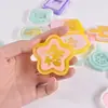 Amapola DIY Molde de Arena Fluida de Resina Fundida Funda para Teléfono de Conejo Corazón Flor Pata de Gato Llavero de Arena Fluida Molde de Silicona