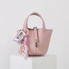 Nova Bolsa de Balde Elegante de Couro Macio Couro Togo de Grão Superior Cesta Estilo H Bolsa de Mão Versátil para o Dia a Dia