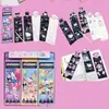Marcapáginas de Arte Rasca Colores Sanrio Kuromi Cinnamoroll Marcapáginas de Arte Rasca Hecho a Mano DIY con Lápiz Premio
