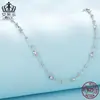 Aifulu Colar Básico Simples e Versátil Estilo Fada Prata de Lei S925 Banhado a Platina Joias da Moda Acessórios Atacado para Mulheres