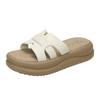 Pantuflas de Verano para Mujer para Uso en Exteriores 2026 Estilo Nuevo Sandalias de Playa Suaves con Suela Plana Antideslizantes para Mujeres Embarazadas Que No Cansarán Tus Pies