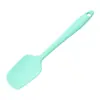 Nuevo set mini de silicona para cocina, sartén antiadherente de una sola pieza, espátula de silicona, espátula, herramientas para hornear color oro rosa