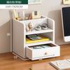 Prateleira de armazenamento de mesa mesa de estudante dormitório livro escritório mesa de computador pequena estante prateleira de mesa