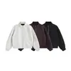 MAOQIAOYI Marca de moda minimalista estilo americano con cuello alto chaqueta deportiva sudadera casual para hombre W26180
