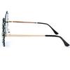 Gafas de sol sin montura de diamantes de colores, gafas de sol de moda transfronterizas, nuevas gafas de sol personalizadas en forma de llama europeas y americanas