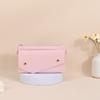 Nova Bolsa Transversal de Couro Coreana para Crianças com Uma Alça para Guardar Moedas, Bolsa Transversal Simples Casual de Grande Capacidade para Celular Feminino