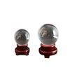 Bola de luz de cristal de 6-100 mm, suministro de fábrica, accesorios para animales pequeños, decoración, bola sólida de Feng Shui, accesorios de tiro de oficina