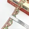Novo Estilo 4cm de Largura Estilo Nacional Bordado Vazado com Fio Dourado em Quatro Cores, Bordado Solúvel em Água, Acessórios para Vestuário, Barra de Renda, Fita para Barra de Saia