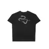 Transfronteiriça Verão 2026 Novo Estilo Estampada Esportiva Elástica High-End Jovem Fina Camiseta Tendência Estilo Americano Manga Curta Camisa Masculina
