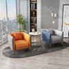 Sillón Individual de Estilo Moderno Sencillo, Silla de Reunión de Ocio para Hotel de Negocios, Mueble Combinado de Lujo Ligero para Sala de Recepción de Uso Doméstico