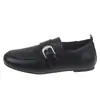 Sapatos Loafer Plataforma Retrô para Mulheres 2026 Outono/Inverno Novos Slip-on Estilo Britânico Sapatos Pequenos de Couro Mocassins Flats