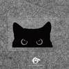 Gato Negro Divertido de Dibujos Animados Roba Pegatinas Pegatinas para Coche, Motocicleta Eléctrica, Equipaje, Computadora, Pegatinas Impermeables para Cuerpo