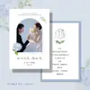 Foto de casamento cartão de agradecimento de casamento impressão cartão postal de casamento cartão de convite cartão de presente de mão design