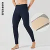 Calças térmicas com enchimento 100% lã para mulheres, calças de algodão espessadas, calças de lã de cintura alta, leggings de outono e inverno para homens