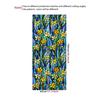 Simples retro azul flor videira sombreamento eletrostático adesivo de vidro PVC janela adesivo removível janela de vidro adesivo
