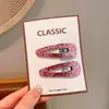 Nuevo Clip para el Cabello Ovalado Versátil Moda Niña Gota de Agua Clip para el Cabello Infantil Clip Lateral BB Brillo para el Flequillo de Niña Venta al por Mayor