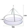 Nueva Cesta de Secado de Ropa de Una Sola Capa, Red de Secado Grande Plegable de Doble Capa, Estante a Prueba de Viento, Bolsa de Red para Secado de Ropa