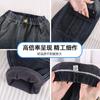 Pantalones de punto de terciopelo todo en uno para bebés, otoño e invierno, para niños, combinan con todo, suaves, forrados de vellón, pantalones casuales, pantalones deportivos de moda para niños de invierno