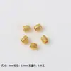 Cor Dourado Brilhante Liga Preserva Cor Contas Espaçadoras Conector Artesanal DIY Pulseira Colar Pingente Material para Joias Acessórios Atacado