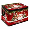 Caja de almacenamiento plegable temática de Navidad, hecha a medida, transfronteriza, para juguetes, especialmente diseñada para organizar ropa, con tapa y gran capacidad