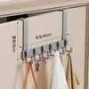 Perchero de Ropa con Gancho para Colgar en la Puerta, Colgador de Ropa de Pared para Dormitorio, Estante de Almacenamiento para Baño con Adhesivo Fuerte sin Taladro