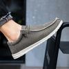 Zapatos Casuales de Lona Talla Grande Temu Xiyin Mocasines para Hombre Zapatos de Tela Zapatos de Pescador Mocasines de Lona