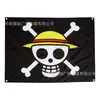 Bandera Pirata, Bandera Pirata, Bandera de Halloween, Bandera de One Piece, Bandera de Luffy, Bandera de Anime, Bandera de Tela Colgante de Anime One Piece