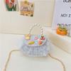 Nova Bolsa Infantil de Mão com Pérolas Bolsa de Ombro para Meninas Estilo Coreano Estilo Princesa Bolsa da Moda Atacado