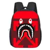Mochila Escolar Nueva Modelo Tiburón Transfronteriza para Niños Estudiante Portátil Gran Capacidad Guardería Mochila Reductora de Carga Almacenamiento Venta al por Mayor