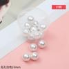 Perlas de imitación ABS para realzar, accesorios de bricolaje, pulseras, collares, joyas con cuentas, cuentas sueltas no porosas.