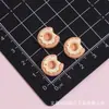 Da un bocado a un mini accesorio de resina de dona dulce pegamento de crema para horquilla DIY imán para refrigerador funda de teléfono material para arte de uñas