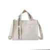 Bolso Cruzado Casual de Lona con Estampado de Letras Personalizado 2026 Nuevo Bolso de Hombro Casual para Mujer